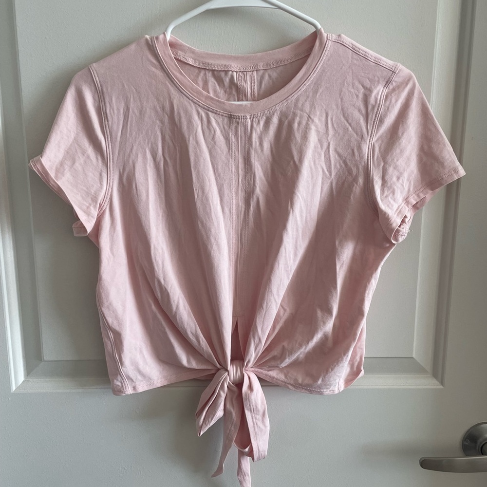 Lululemon front tie tee